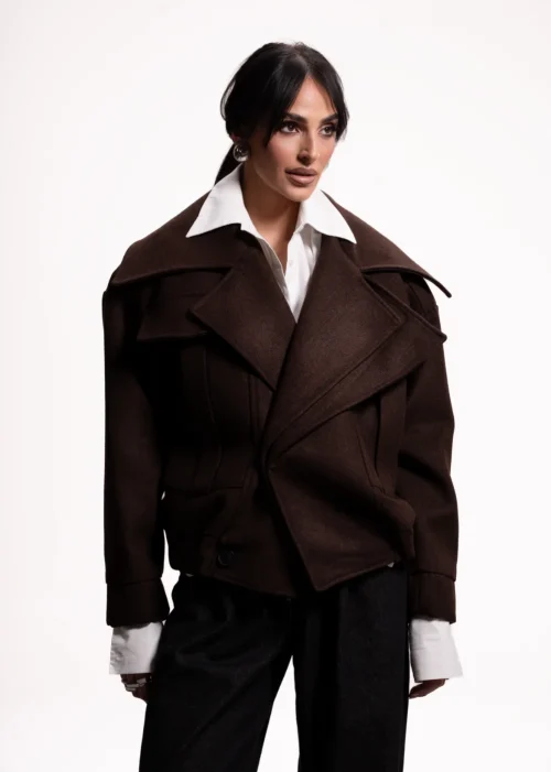 Wool Duo Lapel Jakna